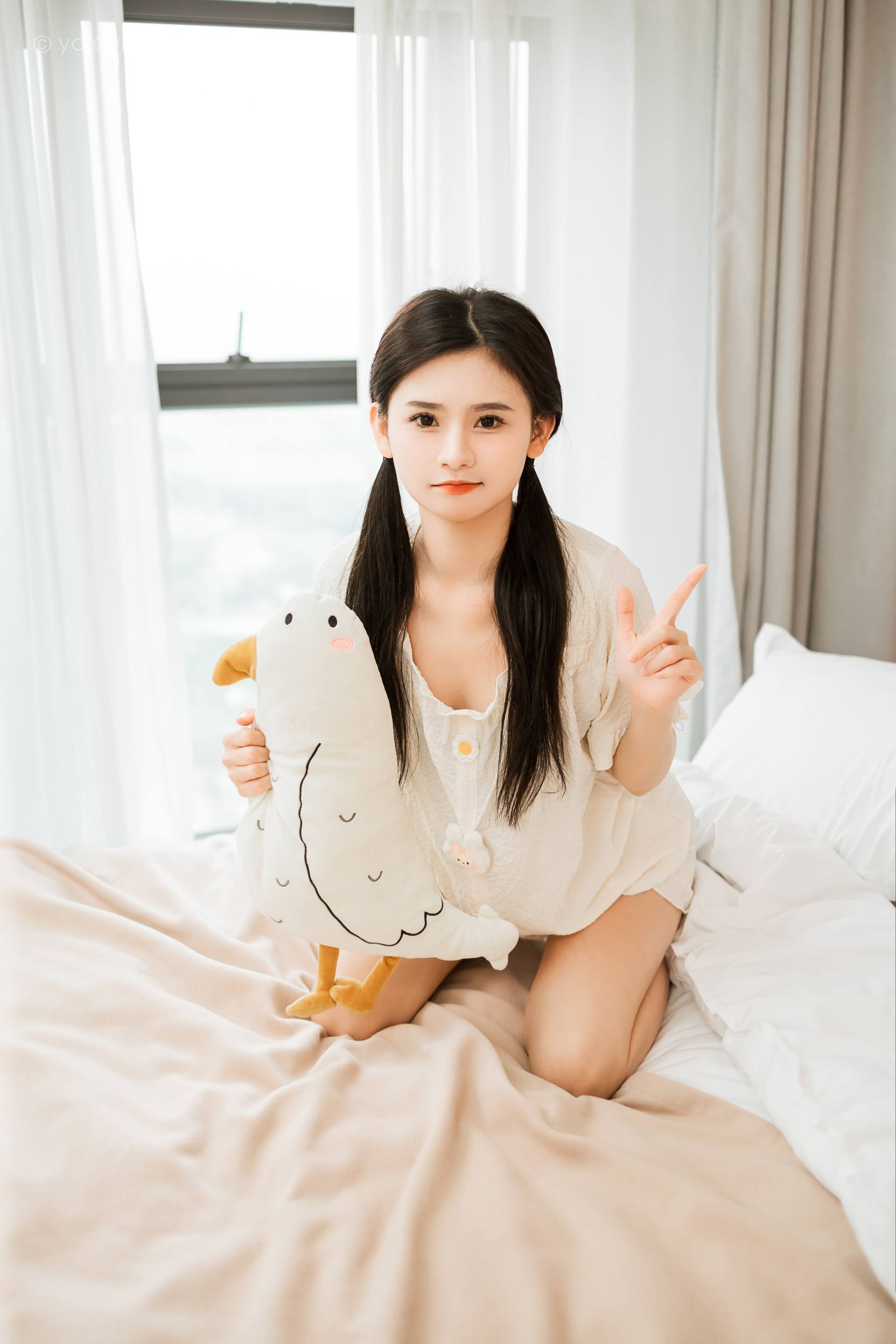 图片[3]-活泼可爱的双马尾女孩【45P】20018-发街拍