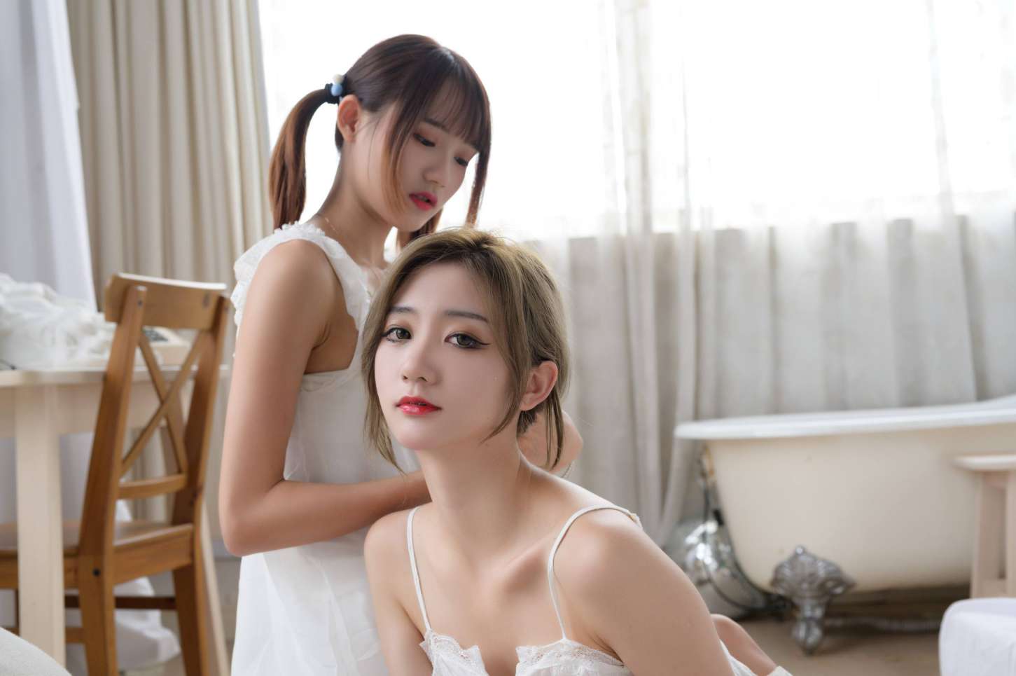 图片[4]-【免费】弹尤克里里的双马尾齐刘海女孩【35P】20024-发街拍