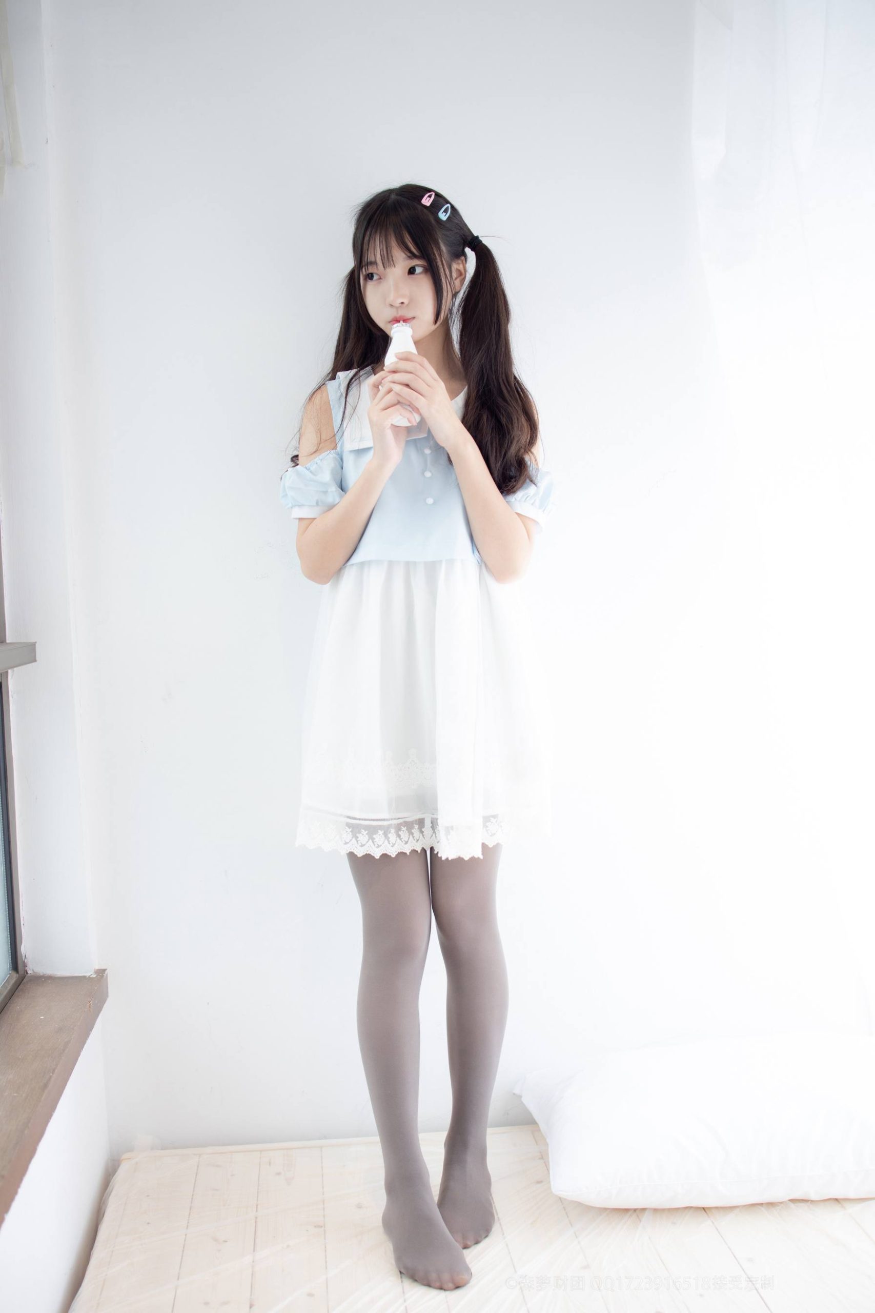 图片[6]-超级甜美的灰丝小姑娘【86P】20005-发街拍