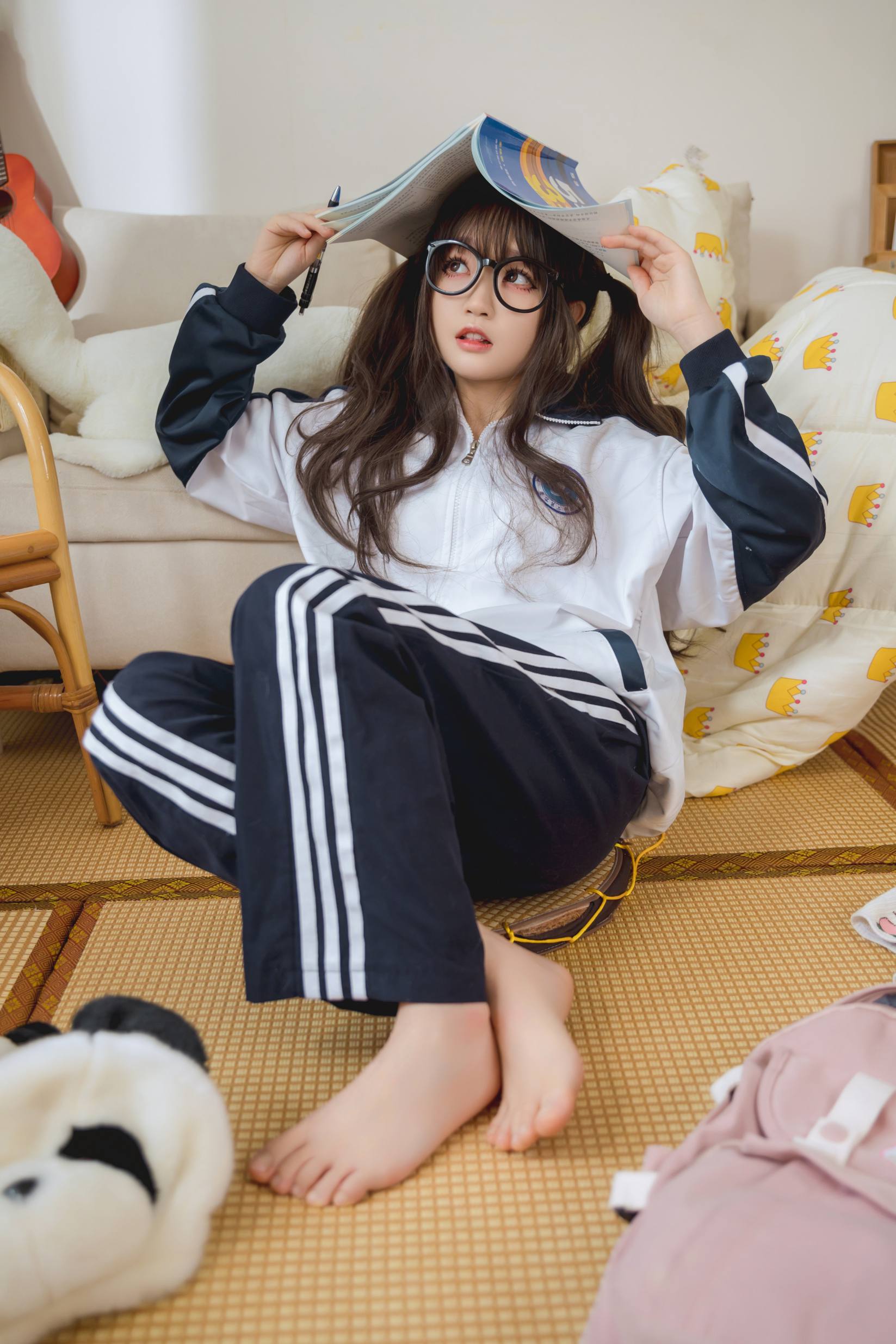 图片[5]-穿校服的双马尾女孩【64P】20010-发街拍