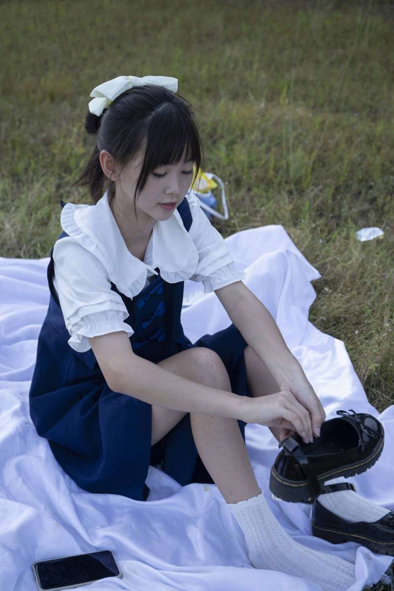 图片[4]-非常甜美的牛仔裙女孩【226P】20021-发街拍