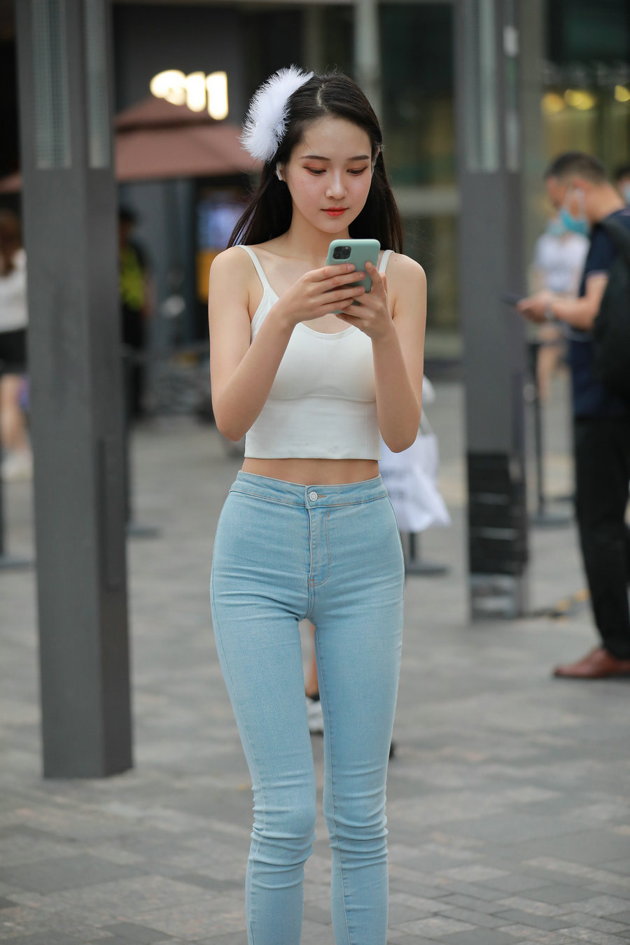 图片[3]-非常漂亮的牛仔裤女孩 J2144 98P1V-1.92GB-发街拍