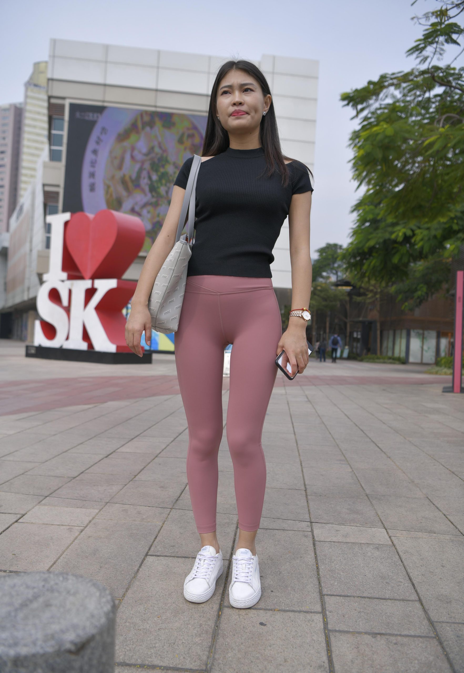 图片[3]-走在街头的瑜伽裤小女人 J1530 213P1V-9.18GB-发街拍