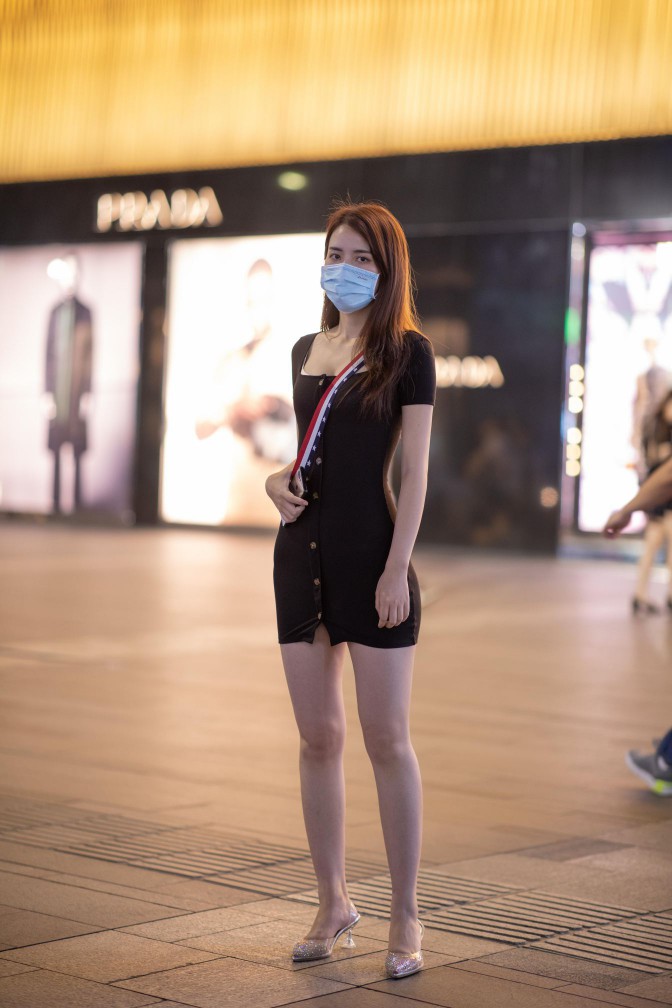 图片[4]-逛商场的黑色包臀裙美丽女孩【385P】00050-发街拍