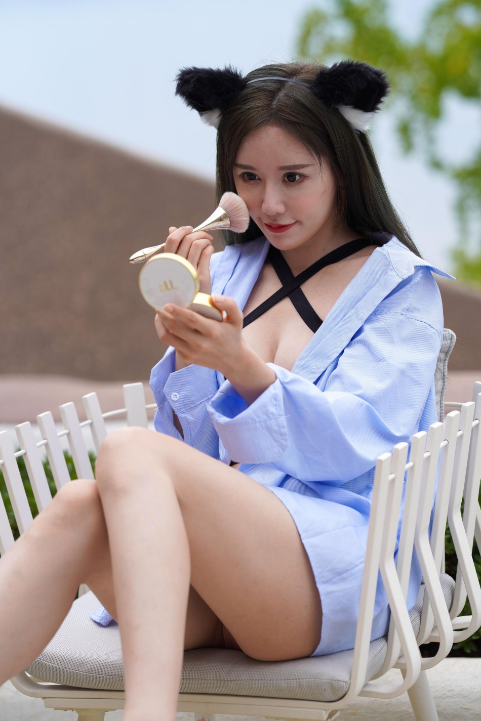 图片[5]-可爱的猫耳朵比基尼美少女【394P】00043-发街拍