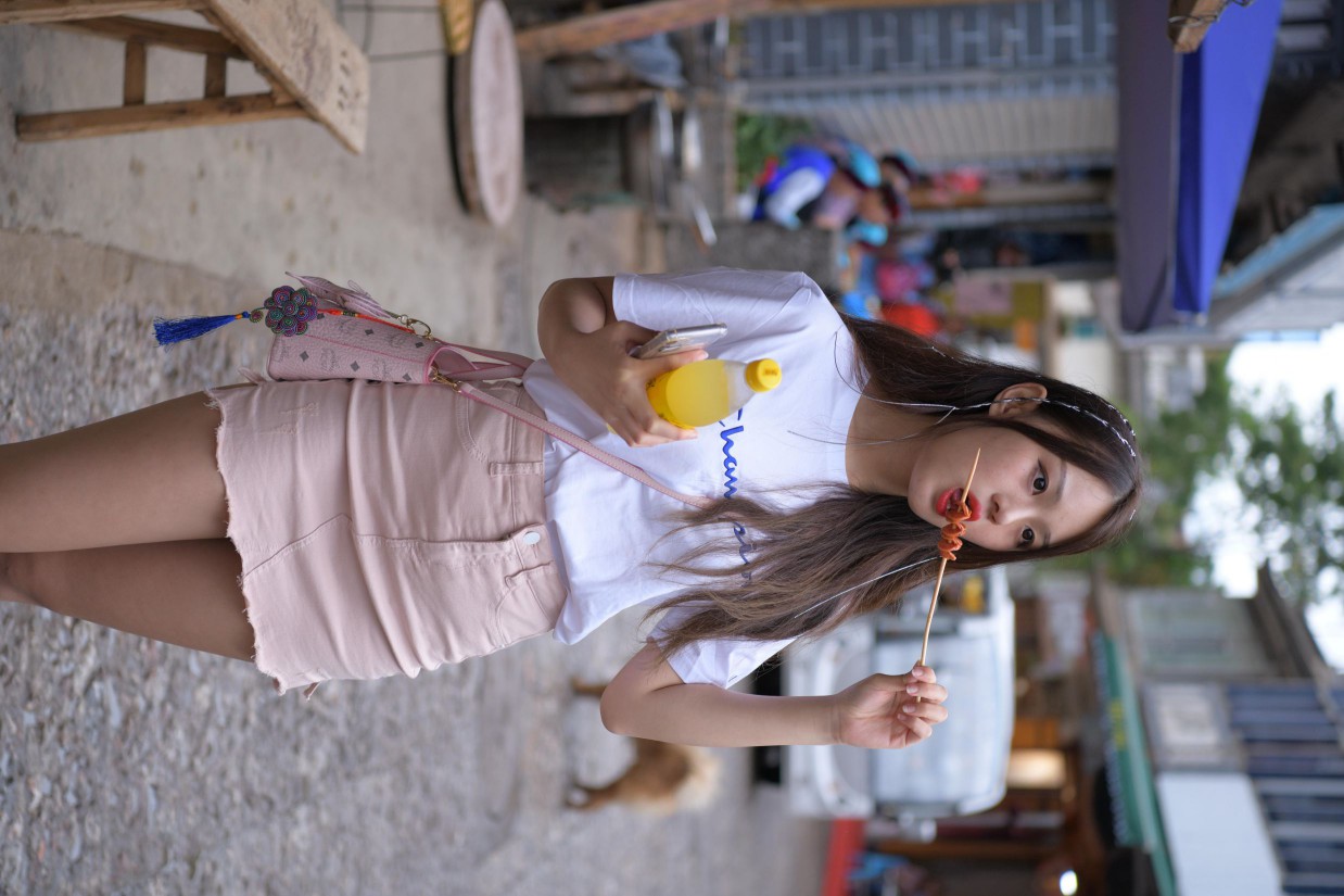 图片[7]-非常清纯甜美的短裙姑娘在逛街【458P】00052-发街拍