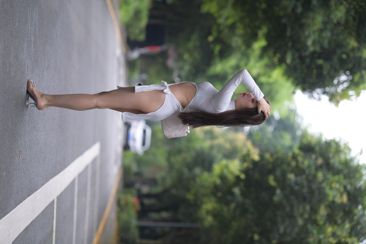 图片[4]-妹妹好漂亮的白色裙子【432P】00066-发街拍