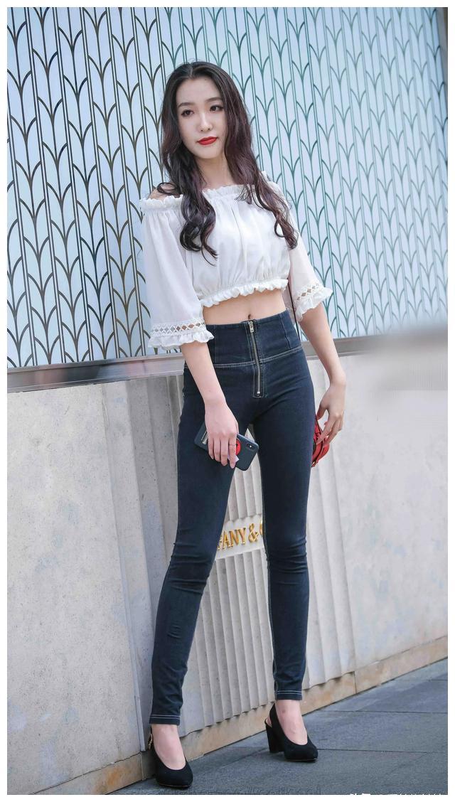 图片[3]-紧身牛仔裤卷发姑娘 J1726 103P-2.28GB-发街拍