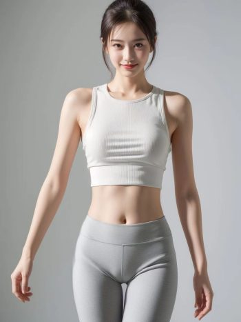 图片[4]-AI瑜伽裤清纯妹子系列图-发街拍