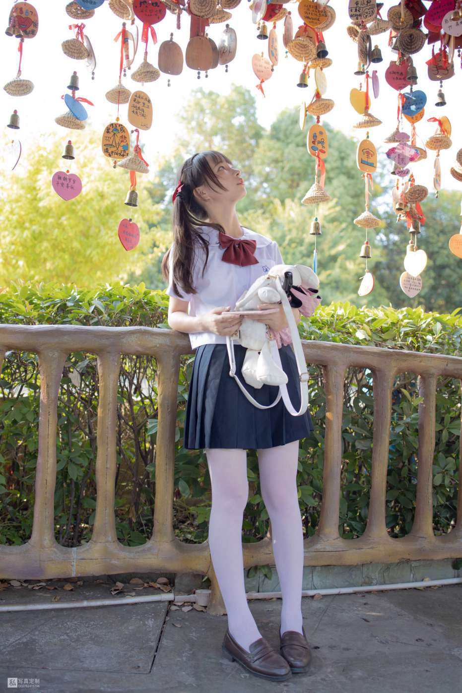 图片[5]-眼神好清澈的双马尾白丝女孩【75P】20019-发街拍